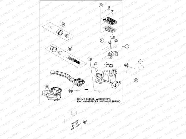 FRONT BRAKE CONTROL|Frame|13