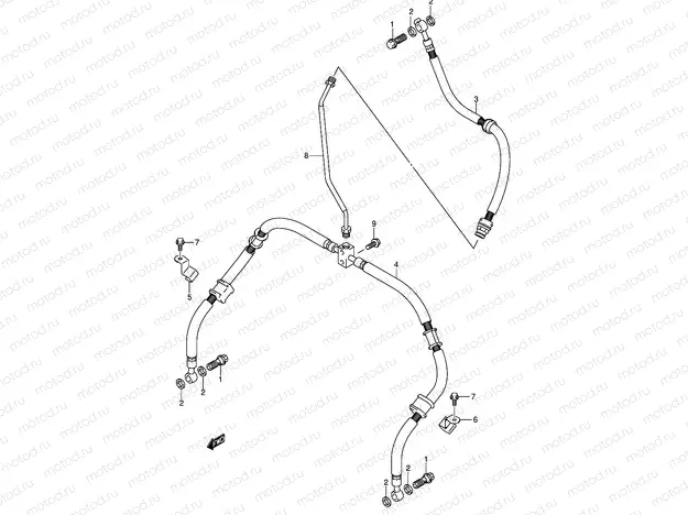 FRONT BRAKE HOSE