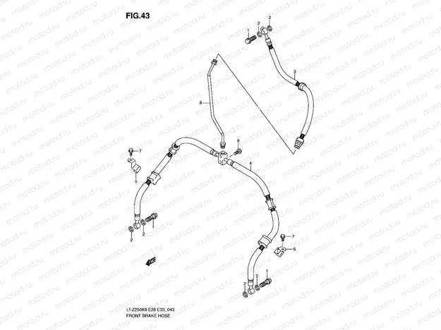FRONT BRAKE HOSE