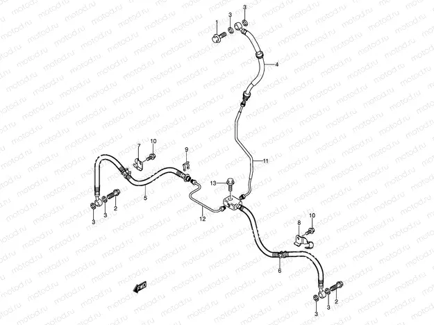 FRONT BRAKE HOSE