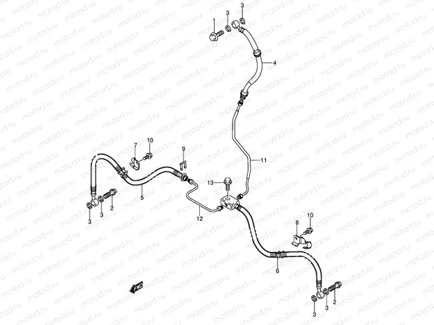 FRONT BRAKE HOSE