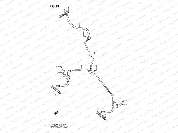 FRONT BRAKE HOSE