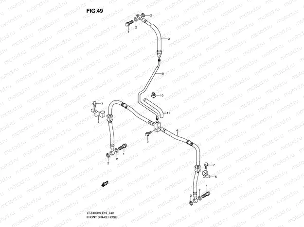 FRONT BRAKE HOSE