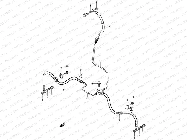 FRONT BRAKE HOSE