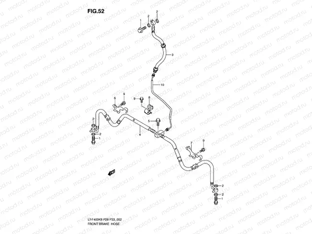 FRONT BRAKE HOSE
