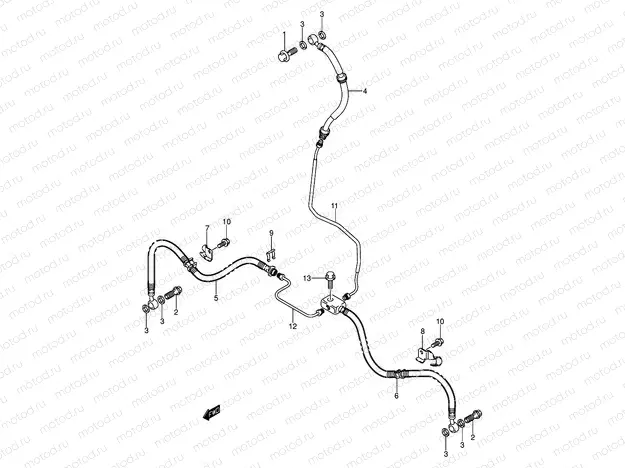 FRONT BRAKE HOSE