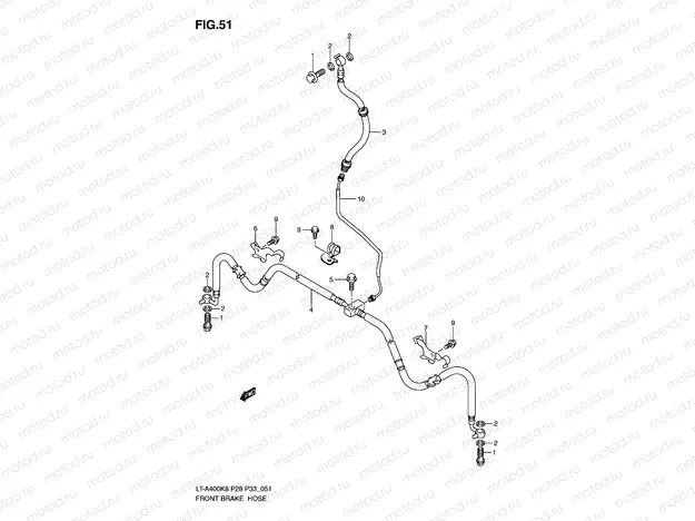 FRONT BRAKE HOSE