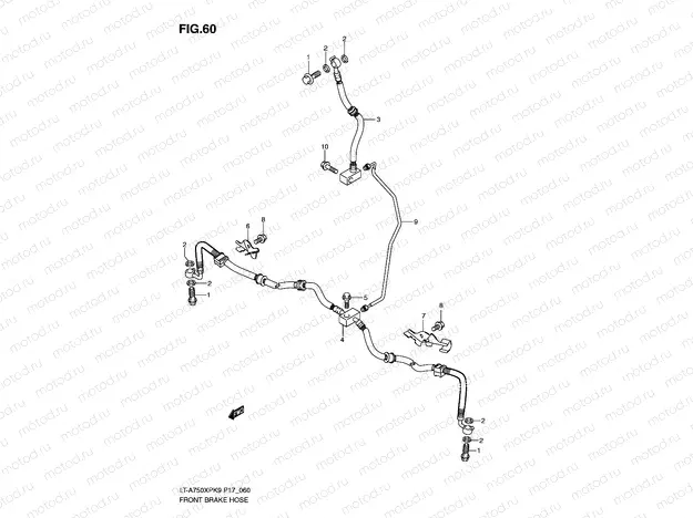 FRONT BRAKE HOSE