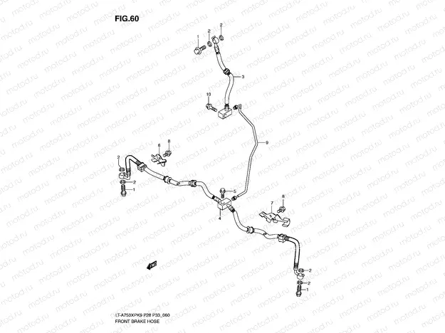FRONT BRAKE HOSE