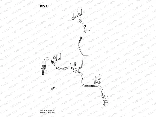 FRONT BRAKE HOSE