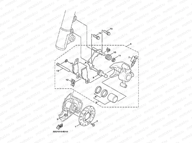 Front brake Kiya Lipa
