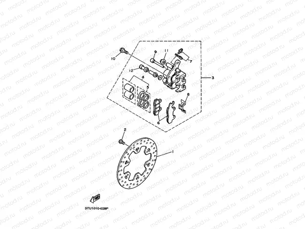 Front brake Kiya Lipa