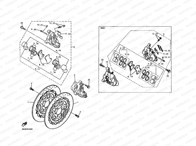 Front brake Kiya Lipa
