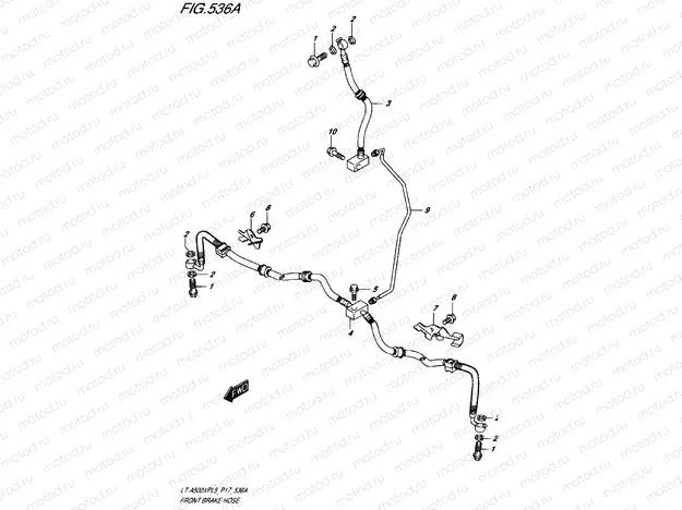 FRONT BRAKE LINE