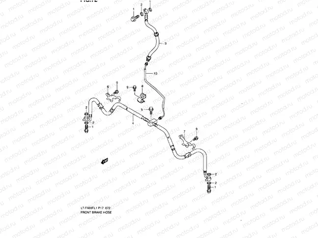 FRONT BRAKE LINE
