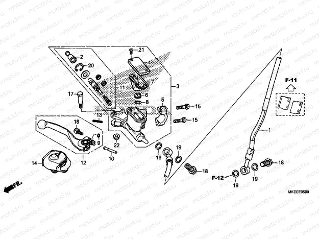 FRONT BRAKE MASTER CYLINDER