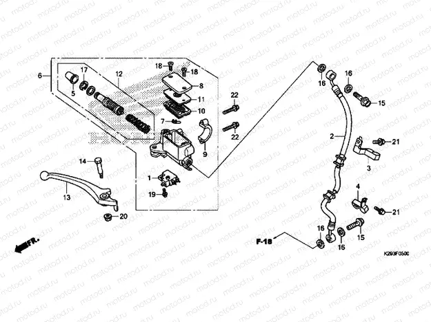 FRONT BRAKE MASTER CYLINDER