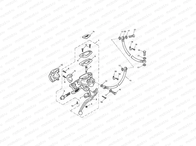 Front Brake Master Cylinder 210261
