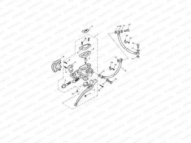 Front Brake Master Cylinder 210262