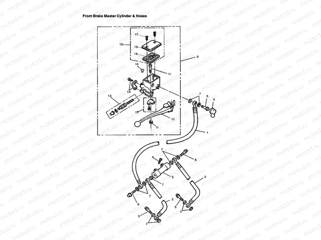 Front Brake Master Cylinder