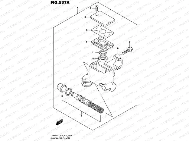 FRONT BRAKE MASTER CYLINDER