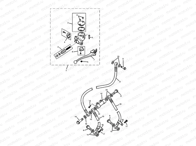 Front Brake Master Cylinder