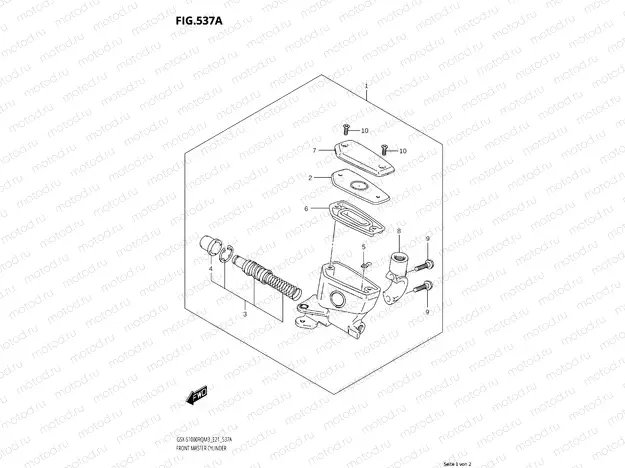 FRONT BRAKE MASTER CYLINDER