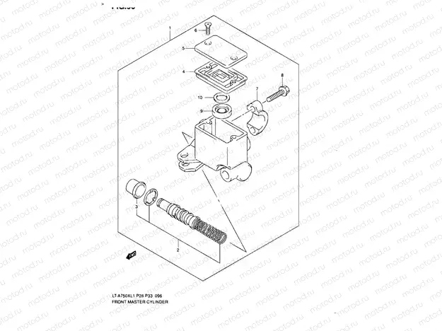 FRONT BRAKE MASTER CYLINDER