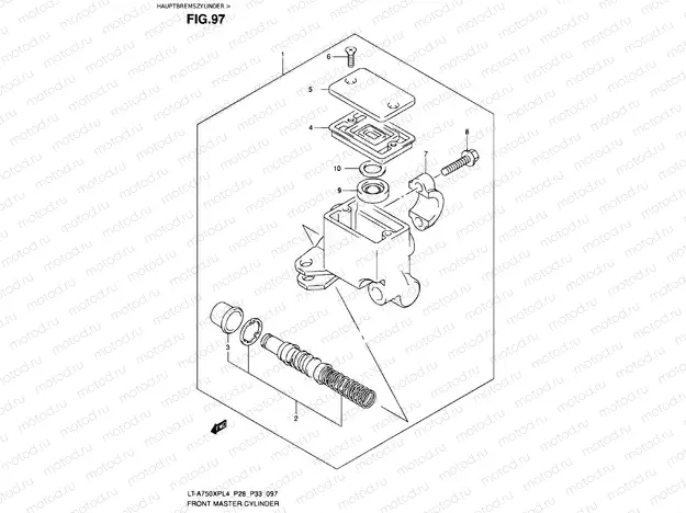 FRONT BRAKE MASTER CYLINDER