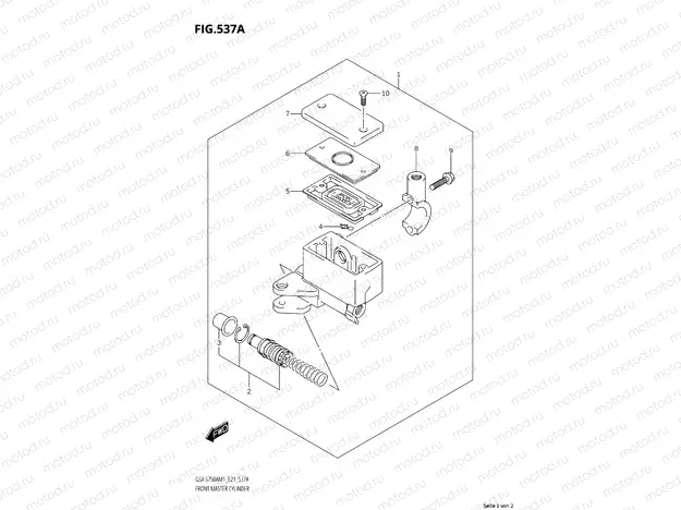 FRONT BRAKE MASTER CYLINDER