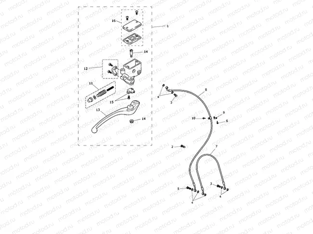 Front Brake Master Cylinder