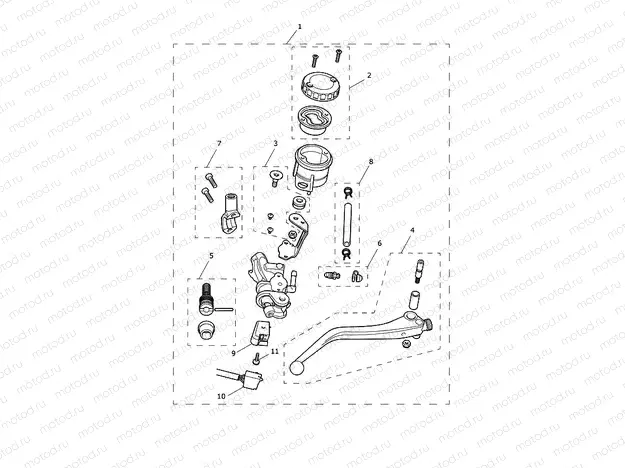 Front Brake Master Cylinder