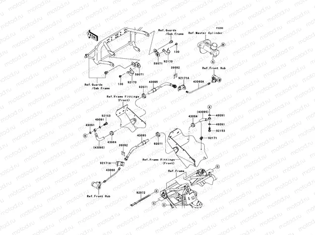 Front Brake Piping