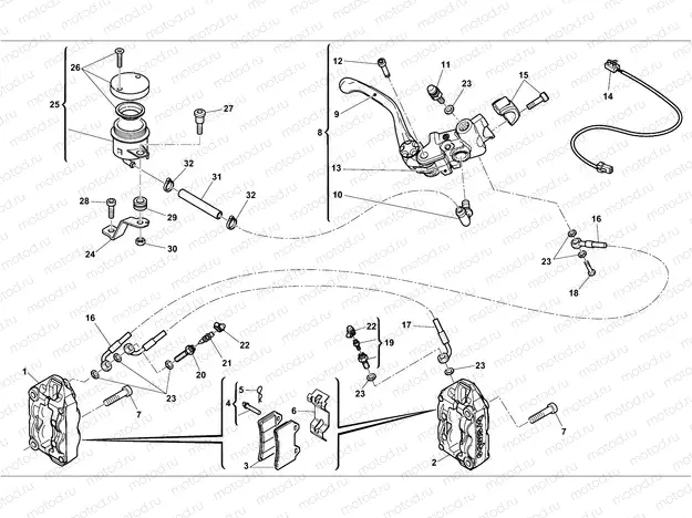 FRONT BRAKE (STD)