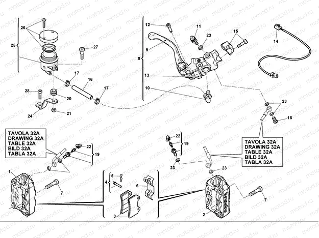 FRONT BRAKE (STD)