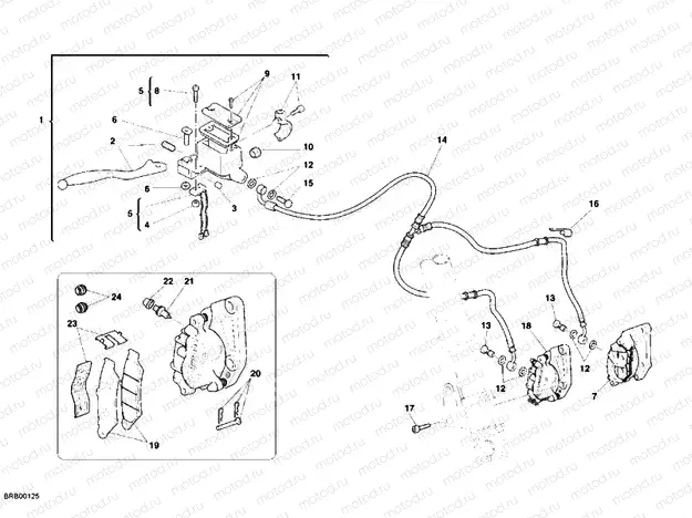 FRONT BRAKE SYSTEM 2ND SERIES » BRAKING SYSTEM
