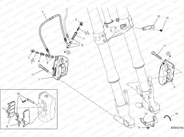 FRONT BRAKE SYSTEM