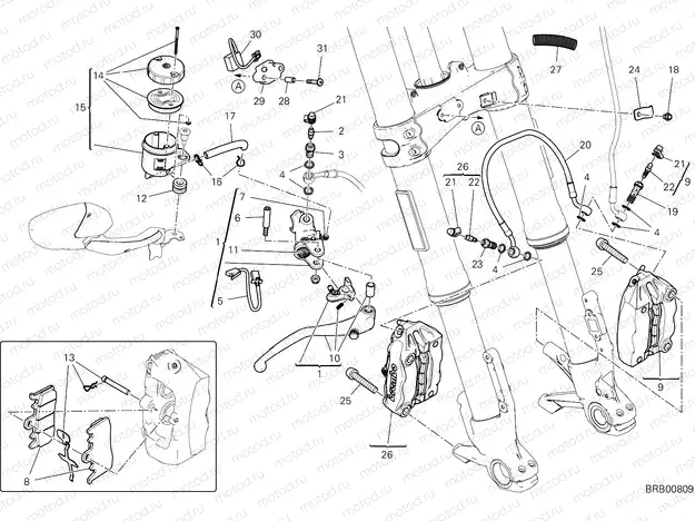 FRONT BRAKE SYSTEM