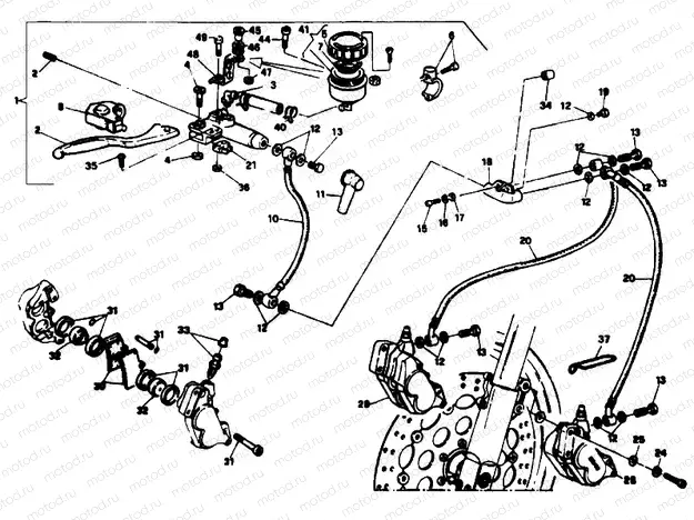 FRONT BRAKE SYSTEM » BRAKING SYSTEM
