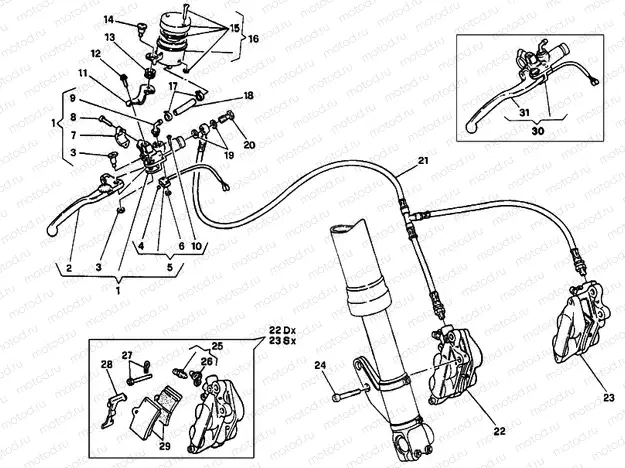 FRONT BRAKE SYSTEM » BRAKING SYSTEM