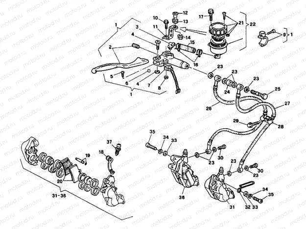 FRONT BRAKE SYSTEM » BRAKING SYSTEM