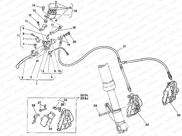 FRONT BRAKE SYSTEM » BRAKING SYSTEM
