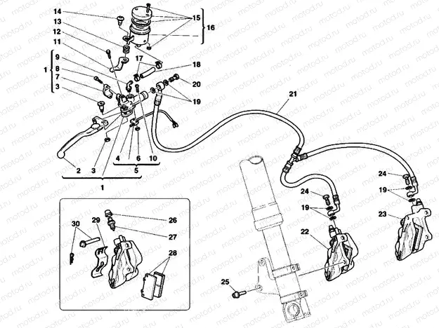 FRONT BRAKE SYSTEM » BRAKING SYSTEM
