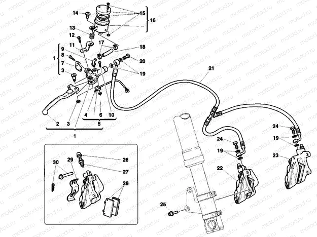 FRONT BRAKE SYSTEM » BRAKING SYSTEM