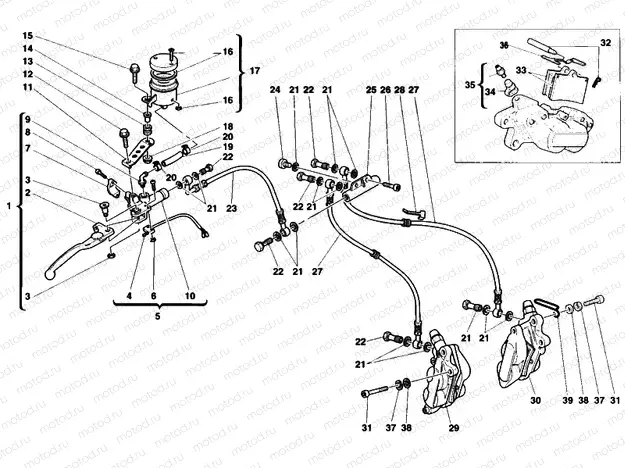 FRONT BRAKE SYSTEM » BRAKING SYSTEM