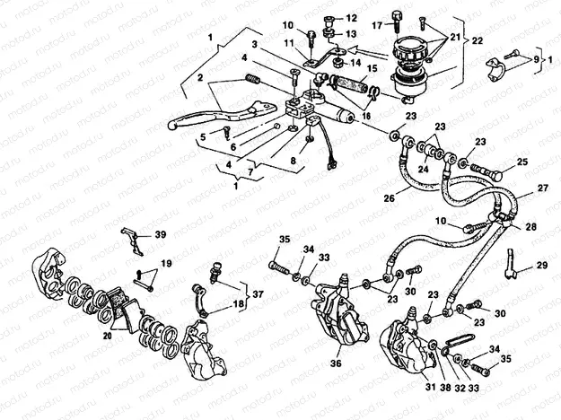 FRONT BRAKE SYSTEM » BRAKING SYSTEM