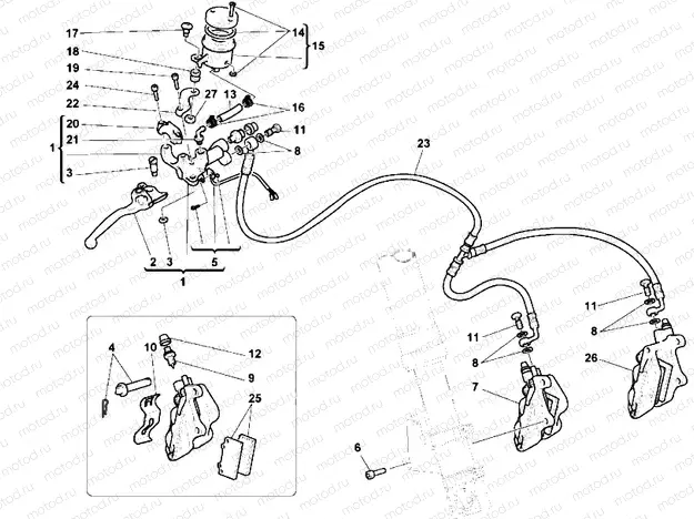 FRONT BRAKE SYSTEM » BRAKING SYSTEM