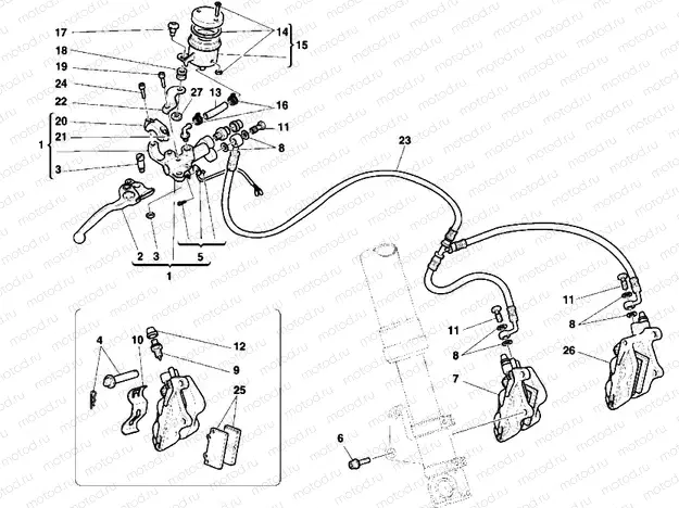 FRONT BRAKE SYSTEM » BRAKING SYSTEM