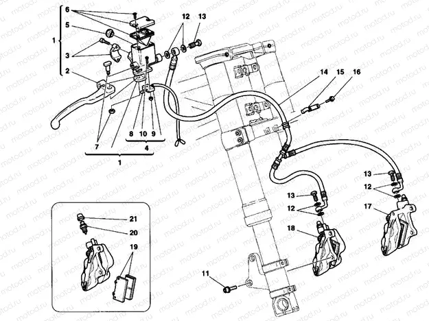 FRONT BRAKE SYSTEM » BRAKING SYSTEM