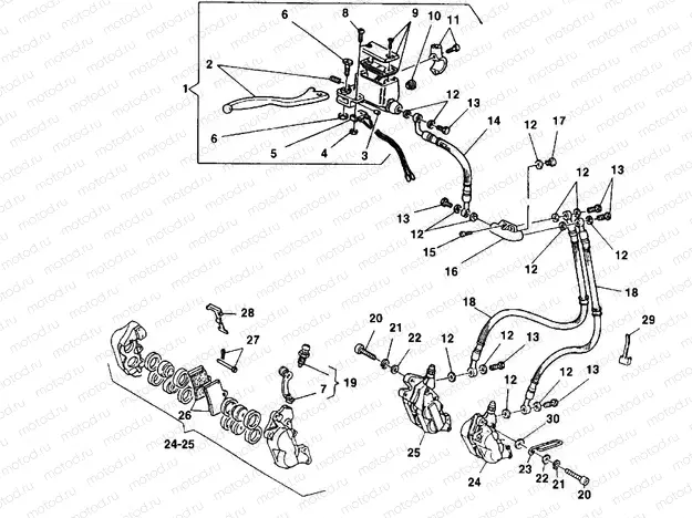 FRONT BRAKE SYSTEM » BRAKING SYSTEM